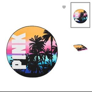 New Victoria  Secret PINK CIRCLE BEACH TOWEL